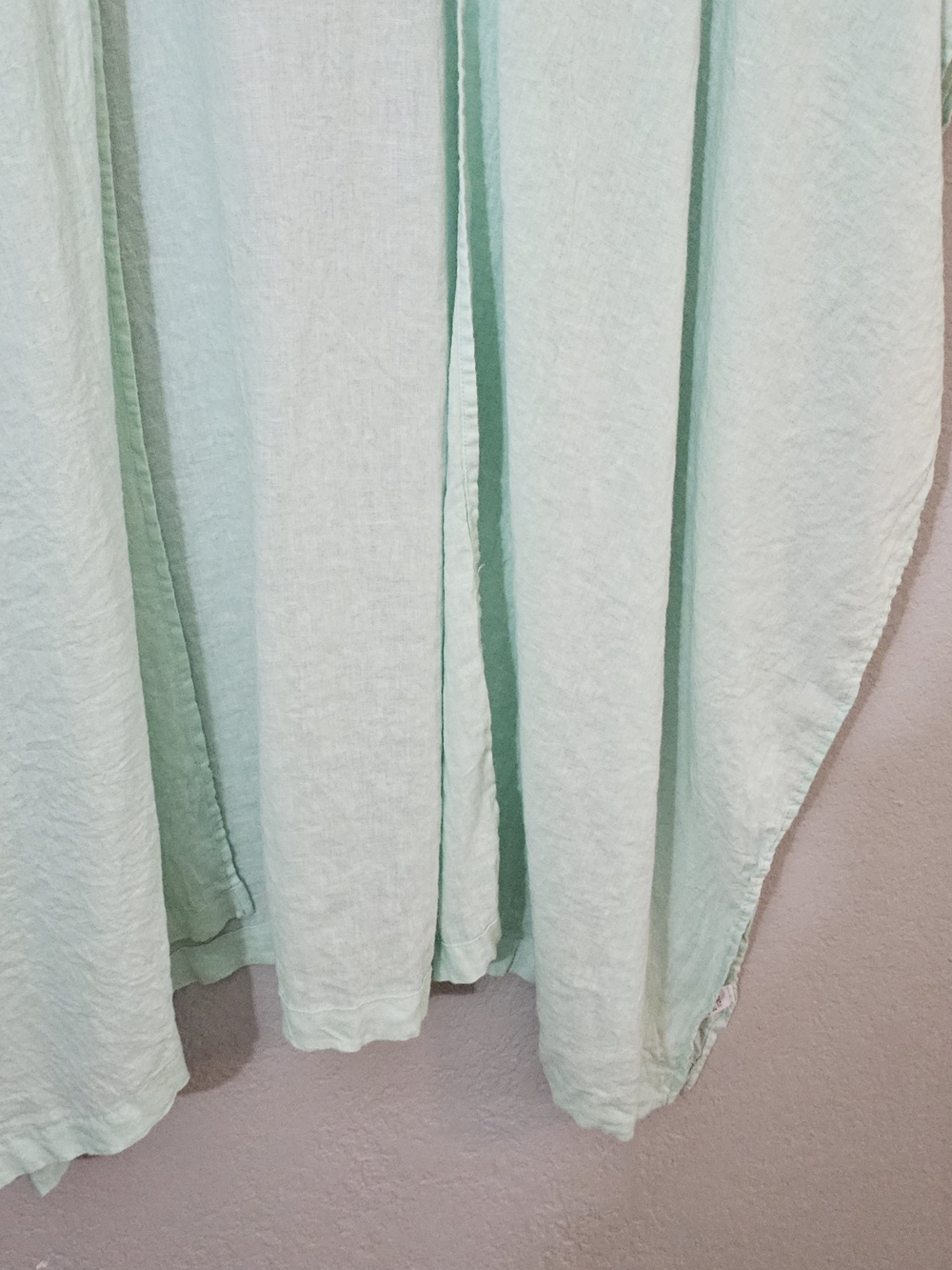 Sigrid Olsen Mint Green Linen Blend Shawl Shrug Womens OS Lightweight - Picture 3 of 7